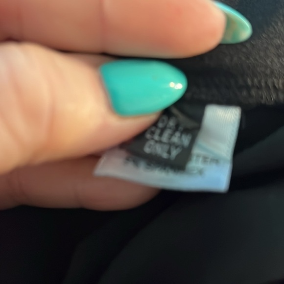 Gary Worth Black Pants Elastic Waistband Zipper Pockets Size 4 Boutique Brand - Picture 9 of 9